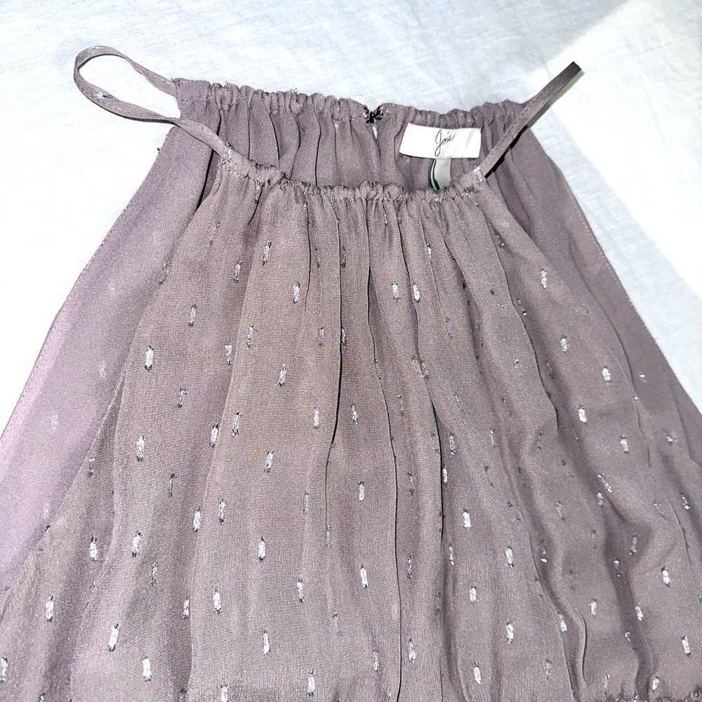 Joie silk shimmer halter blouse - Picture 2 of 3